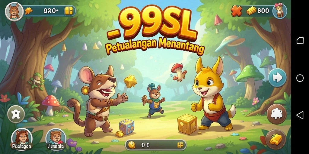 Tampilan gameplay seru dari 99SL yang penuh tantangan.