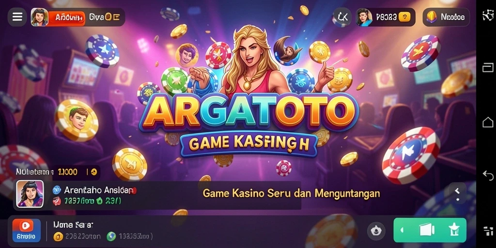 Tampilan gameplay dari ARGATOTO yang penuh warna dan mendebarkan.