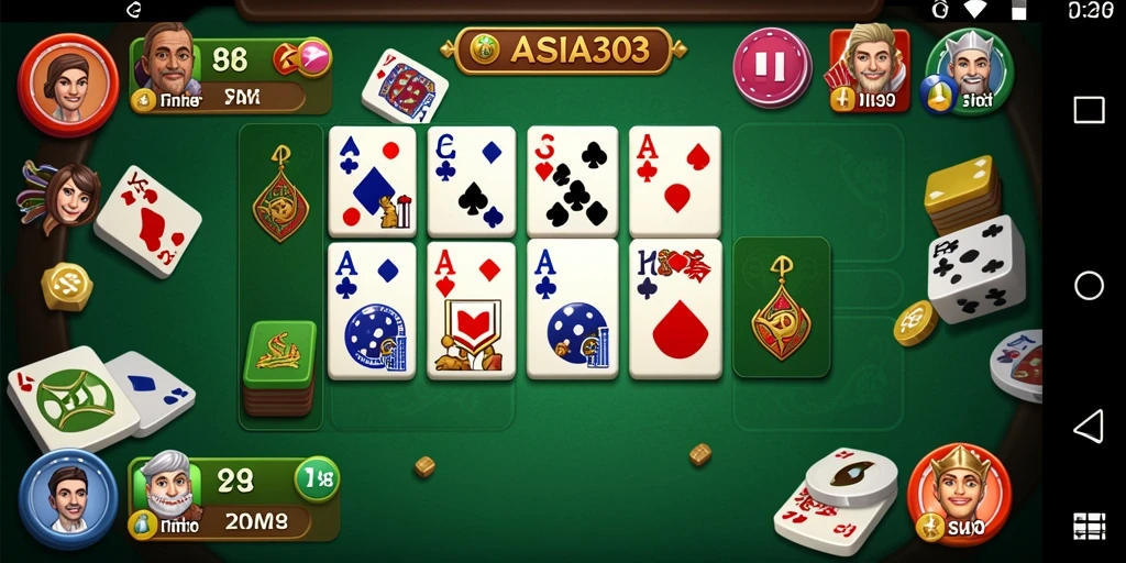 Gameplay seru Domino di ASIA303 dengan grafis menarik.