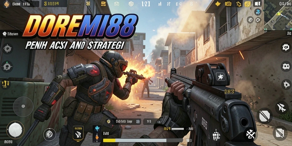 Tampilan gameplay menarik dalam DOREMI88 dengan aksi menegangkan.