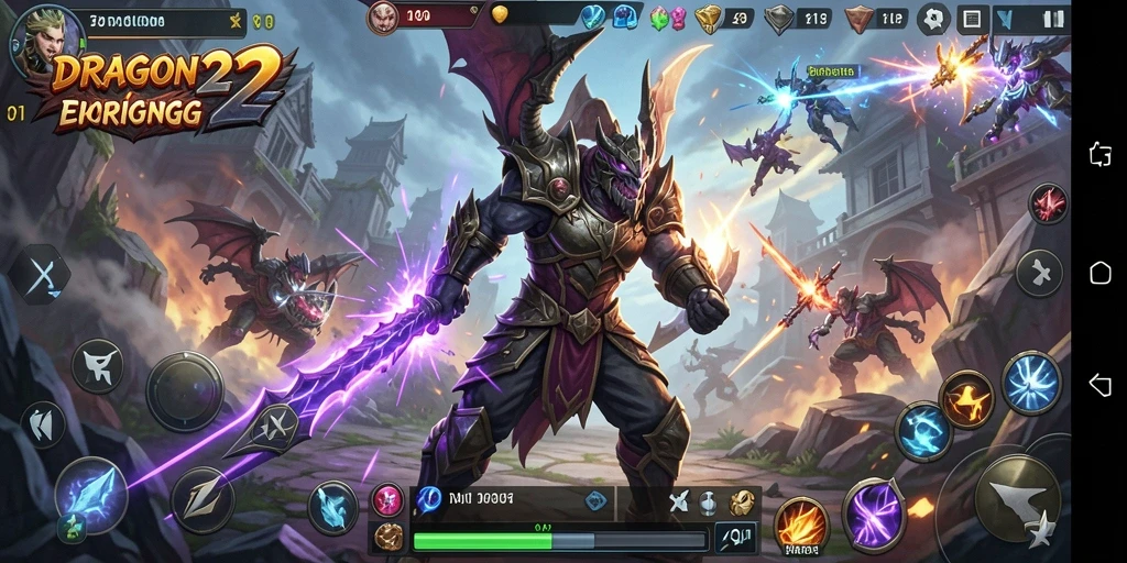 Tangkapan layar gameplay DRAGON222 dengan aksi pertarungan yang mendebarkan.