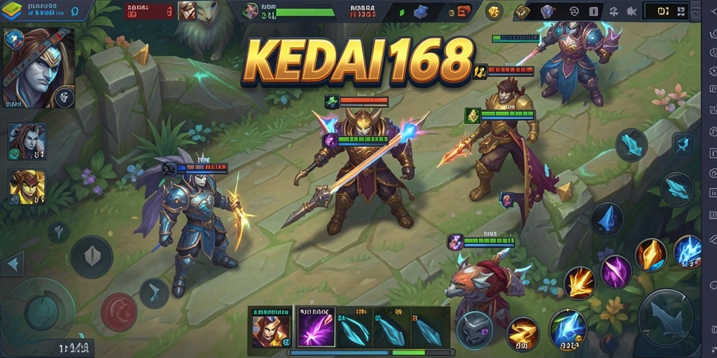 Screenshot gameplay KEDAI168 yang menunjukkan aksi pertempuran seru.