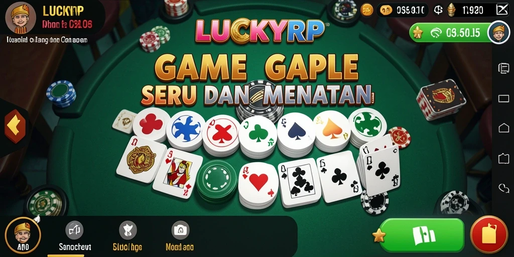 Screenshot gameplay Gaple yang menarik dan seru.