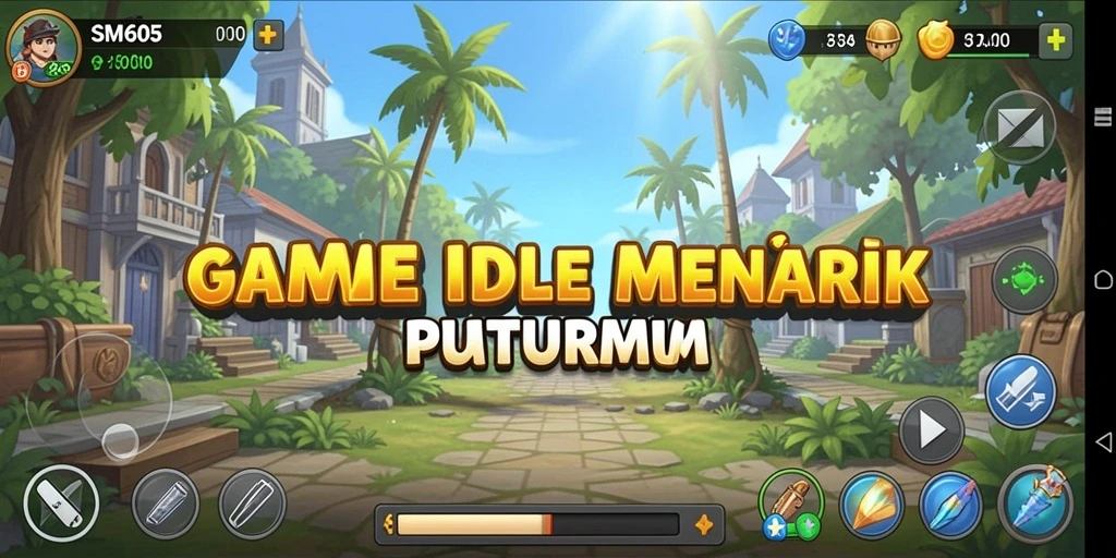 Screenshot gameplay SM605 menampilkan aksi seru dan strategi Idle yang menyenangkan.